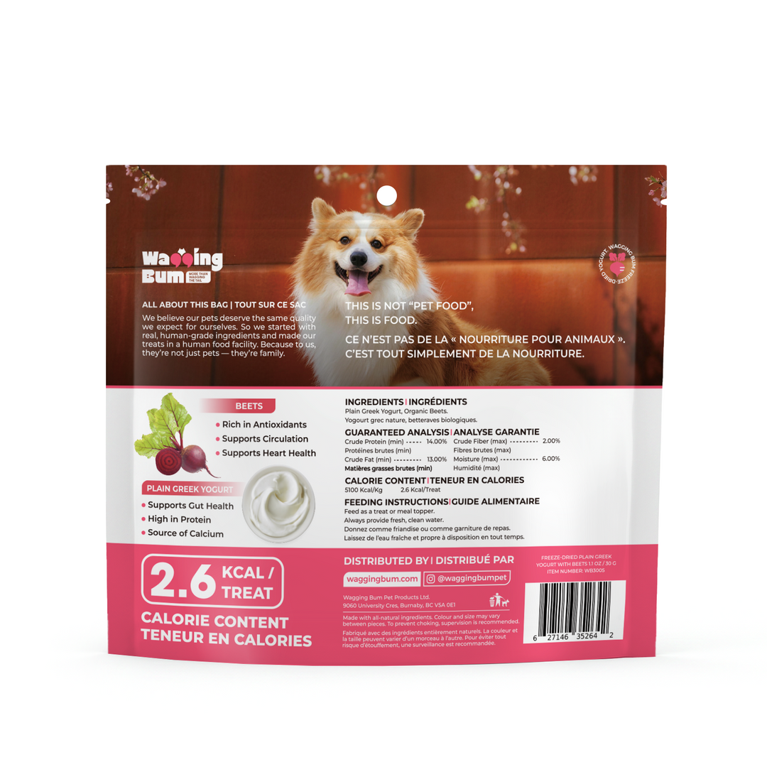 ANYTIME YOGURT! Freeze-dried Plain Greek Yogurt with Beets 30g / 1.1oz