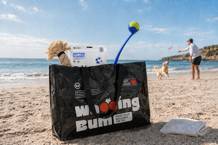 Wagging Bum PVC Picnic &amp; Beach Tote Bag