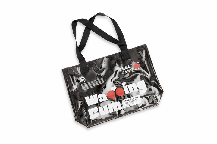Wagging Bum easy-clean PVC picnic and beach bag